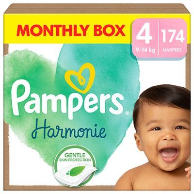 PAMPERS MTH PURE HARMONIE 4 (9-14 kg) 174 sztki