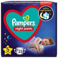 PAMPERS NIGHT PANTS 5 (12-17kg) pielucha 22 sztuki