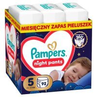 Pampers Night Pants 5 Pieluchomajtki dla dzieci, 92 szt.