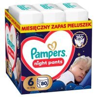 Pampers Night Pants 6 Pieluchomajtki dla dzieci, 80 szt.