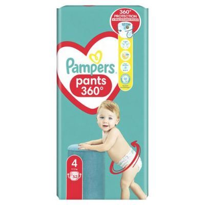 Pampers Pants 4 9-15kg, 52sztuki