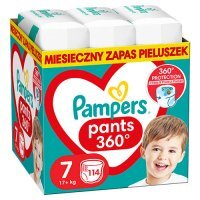 PAMPERS PANTS 7 (17+kg) pielucha 114 sztuki