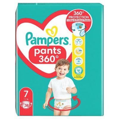 Pampers Pants 7 17kg+ 38sztuk