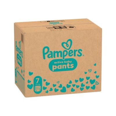 Pampers Pants Pieluchomajtki rozmiar 7 XXL 17kg+, 114 sztuk