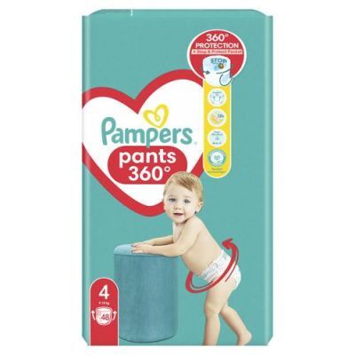 Pampers Pieluchomajtki Pants 4, 9kg-15kg, 48szt.