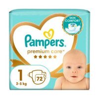 Pampers Premium Care 2-5kg rozmiar 1, 72 sztuk