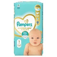 Pampers Premium Care 1 Pieluchy dla dzieci, 50 szt.