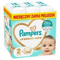 Pampers Premium Care 2 Pieluchy dla dzieci, 204 szt.