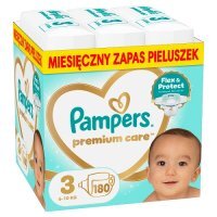 Pampers Premium Care 3 Pieluchy dla dzieci, 180 szt.