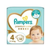 Pampers Premium Care 4 9-14kg 52szt. NEW