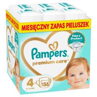 Pampers Premium Care 4 Pieluchy dla dzieci, 156 szt.