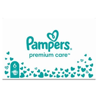 Pampers Premium Care 6 Pieluszki dla dzieci 13-18kg, 128 szt.