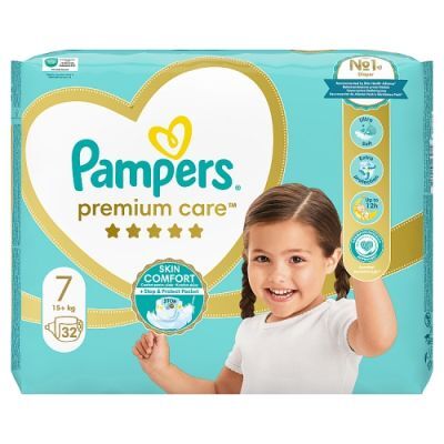 Pampers Premium Care 7 Pieluszki 15 kg+, 32 szt.