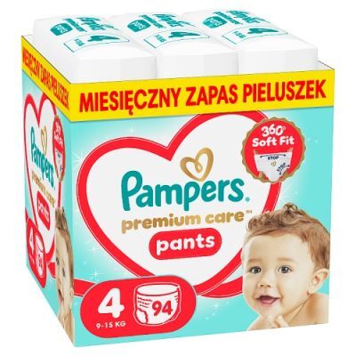 Pampers Premium Care Pants 4 Pieluchomajtki dla dzieci, 94 szt.
