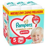 Pampers Premium Care Pants 5 Pieluchomajtki dla dzieci, 80 szt.