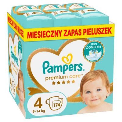 Pampers Premium Care Pieluszki rozmiar 4, 174 sztuk