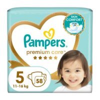 Pampers Premium Care 5 Junior 11kg-16kg, 58 szt.