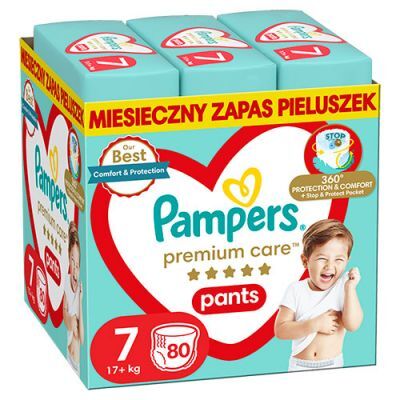 PAMPERS PREMIUM PANTS (rozmiar 6) 80 sztuk