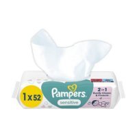 Pampers Sensitive Chusteczki nawilżane, 52szt.