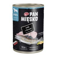 Pan Mięsko Karma mokra dla psa Indyk z dorszem (dorosły), 400 g
