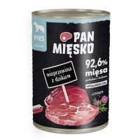 Pan Mięsko Karma mokra dla psa Wieprzowina z dzikiem (dorosły), 400 g