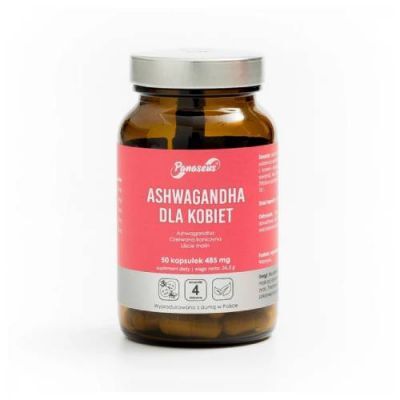 Panaseus Ashwagandha dla kobiet, 50kaps.