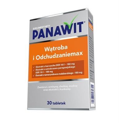 PANAWIT Wątroba i Odchudzaniemax 30 tabletek