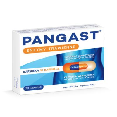 Pangast Enzymy trawienne, 20 kaps.