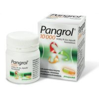 Pangrol 10 000, 10 000 j.Ph.Eur. lipazy, 20 kapsułek