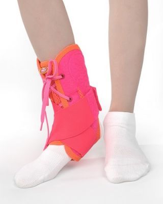 PANI TERESA MEDICA YOUNG Stabilizator Stawu Skokowego kolor koralowy rozmiar I 15-18 cm