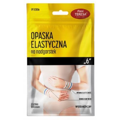 Pani Teresa Opaska elastyczna na nadgarstek „6” rozmiar M, 2 szt.