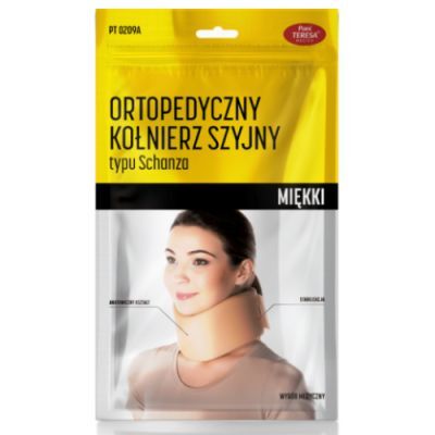 Pani Teresa Ortopedyczny kołnierz szyjny typu Schanza - miękki 10 cm beżowy S