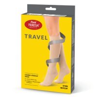 Pani Teresa Travel Skarpety podróżne dla mężczyzn czarne rozmiar M