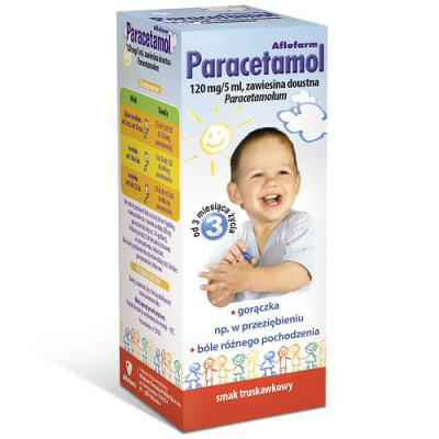PARACETAMOL 120 mg/5ml zawiesina 100 ml AFLOFARM