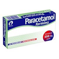 PARACETAMOL FARMINA 250 mg czopki dla dzieci od 7 do 12 lat 10 sztuk