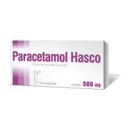 PARACETAMOL HASCO czopki 500 mg 10 sztuk