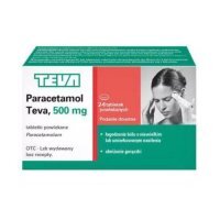 PARACETAMOL TEVA 500mg, 24 tabl. powlekane