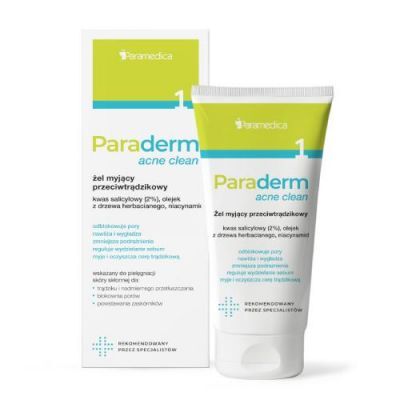 PARADERM Acne Clean żel myjący przeciwtrądzikowy, 150g