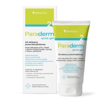 PARADERM Acne Gel żel aktywny przeciwtrądzikowy, 50g