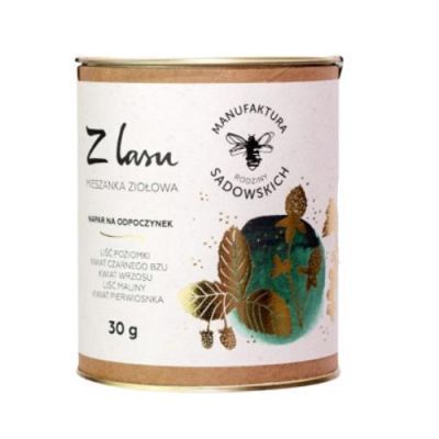 PASIEKI RODZINY SADOWSKICH Herbata ziołowa "Z lasu" na odpoczynek, 30g
