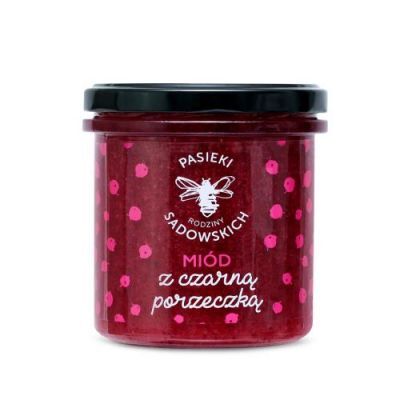 PASIEKI RODZINY SADOWSKICH Miód z czarną porzeczką, 430g
