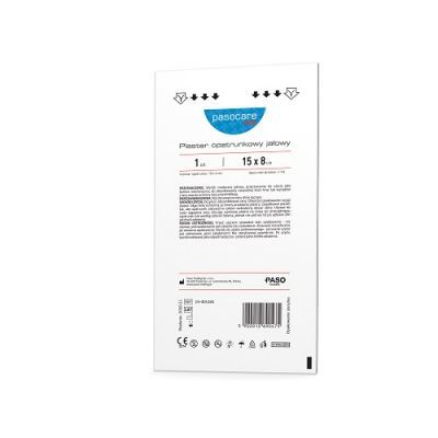 PASOCARE MED Plaster opatrunkowy jałowy  8 cm x 15 cm 1 sztuka