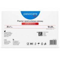 Pasocare Med Plaster opatrunkowy jałowy, włókninowy 10 x 20 cm, 25 szt.
