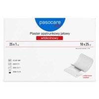 Pasocare Med Plaster opatrunkowy jałowy, włókninowy 10 x 25 cm, 25 szt.