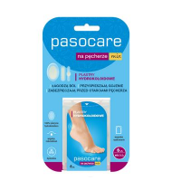 PASOCARE Plastry hydroloidowe na pęcherze na podeszwie 6 sztuk