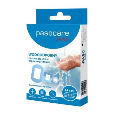 PASOCARE WODOODPORNE PLUS Zestaw plastrów 14 sztuk