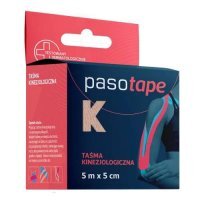 Pasotape Taśma kinezjologiczna 5 cm x 5 m beżowa, 1 szt.