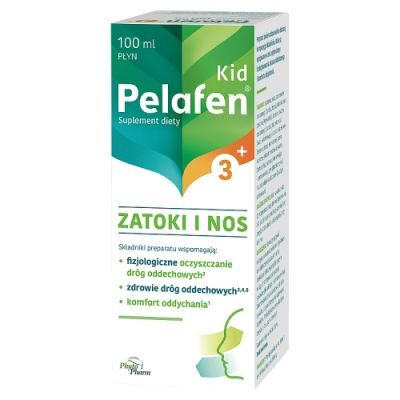 Pelafen Kid Zatoki i Nos płyn, 100 ml
