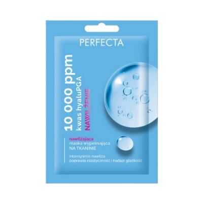 Perfecta 10 000 ppm Nawilżająca maska wypełniająca do twarzy na tkaninie, 20 ml
