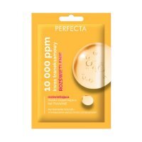 Perfecta 10 000 ppm Rozświetlająca maska rozjaśniająca do twarzy na tkaninie, 20 ml